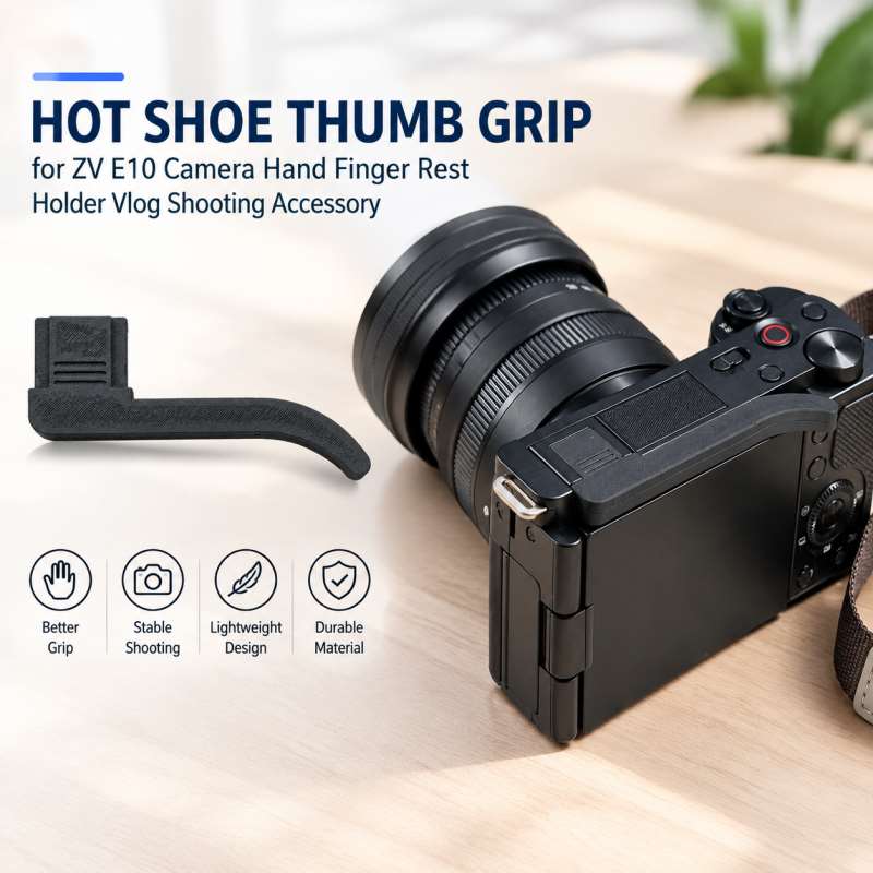 Sony Camera Zv-E10 - Impugnatura per pollice Hot Shoe per